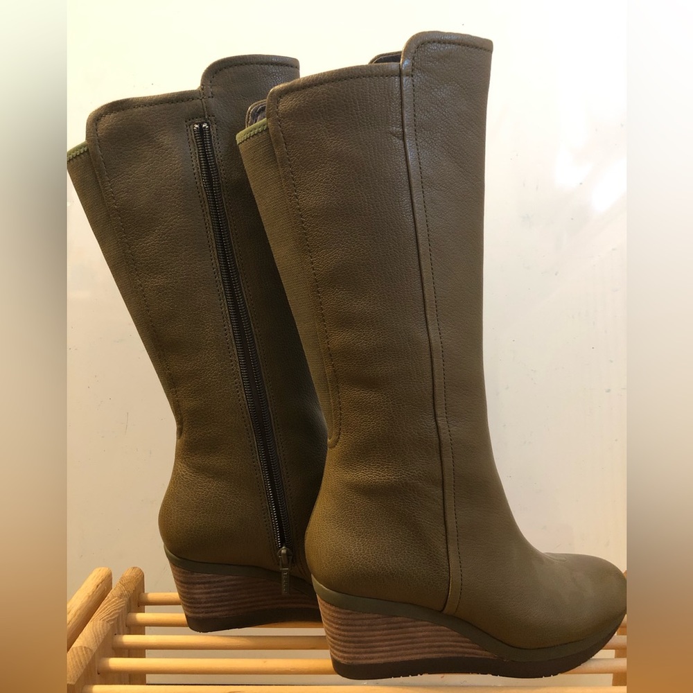Tsubo wedge boot, light brown